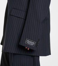 Vetements Pinstripe wool blazer