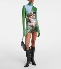 Vetements Printed jersey minidress