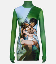 Vetements Printed jersey minidress