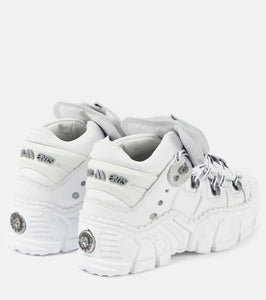Vetements x New Rock leather platform sneakers