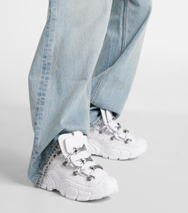 Vetements x New Rock leather platform sneakers