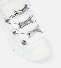 Vetements x New Rock leather platform sneakers