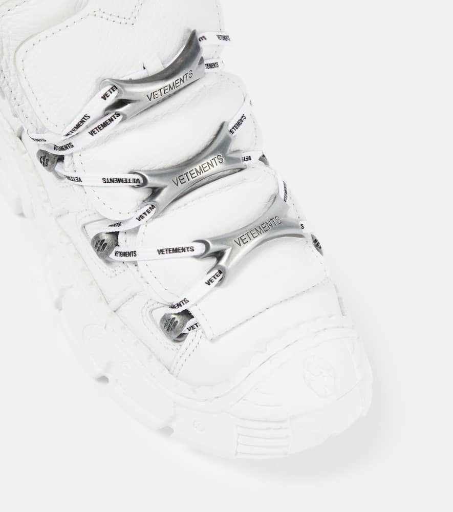 Vetements x New Rock leather platform sneakers