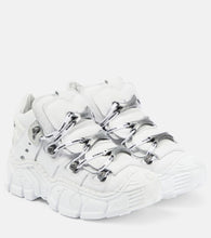 Vetements x New Rock leather platform sneakers
