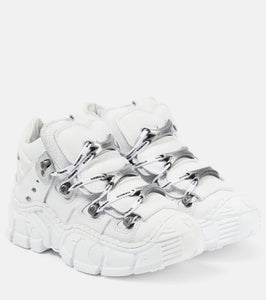Vetements x New Rock leather platform sneakers