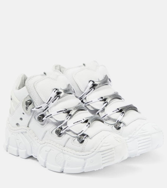 Vetements x New Rock leather platform sneakers