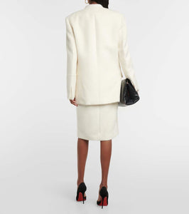 Victoria Beckham Alpaca wool-blend blazer