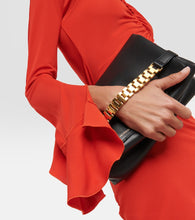 Victoria Beckham Asymmetric cutout jersey midi dress