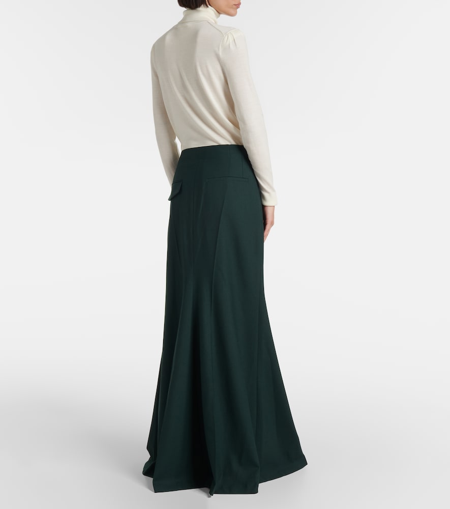 Victoria Beckham Asymmetric maxi skirt