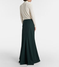 Victoria Beckham Asymmetric maxi skirt