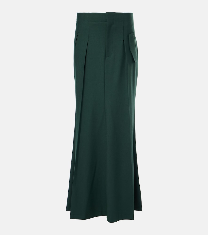 Victoria Beckham Asymmetric maxi skirt - 维多利亚·贝克汉姆不对称长裙