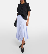 Victoria Beckham Asymmetric tie-dyed maxi skirt