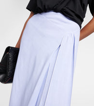 Victoria Beckham Asymmetric tie-dyed maxi skirt