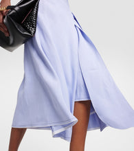 Victoria Beckham Asymmetric tie-dyed maxi skirt
