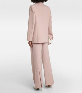 Victoria Beckham Asymmetric wool-blend blazer