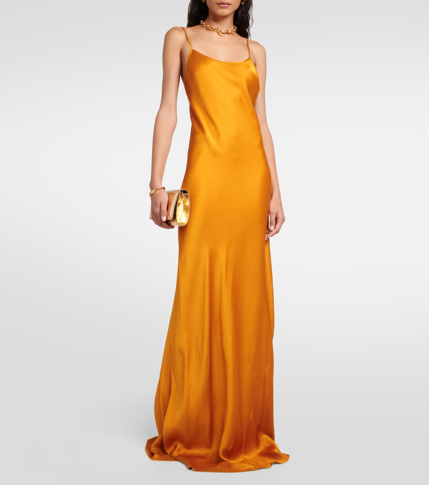 Victoria Beckham Cami satin gown