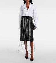 Victoria Beckham Chain-detail midi skirt