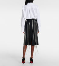 Victoria Beckham Chain-detail midi skirt