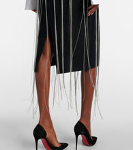 Victoria Beckham Chain-detail midi skirt