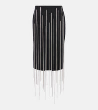 Victoria Beckham Chain-detail midi skirt - Victoria Beckham 链条装饰中长裙