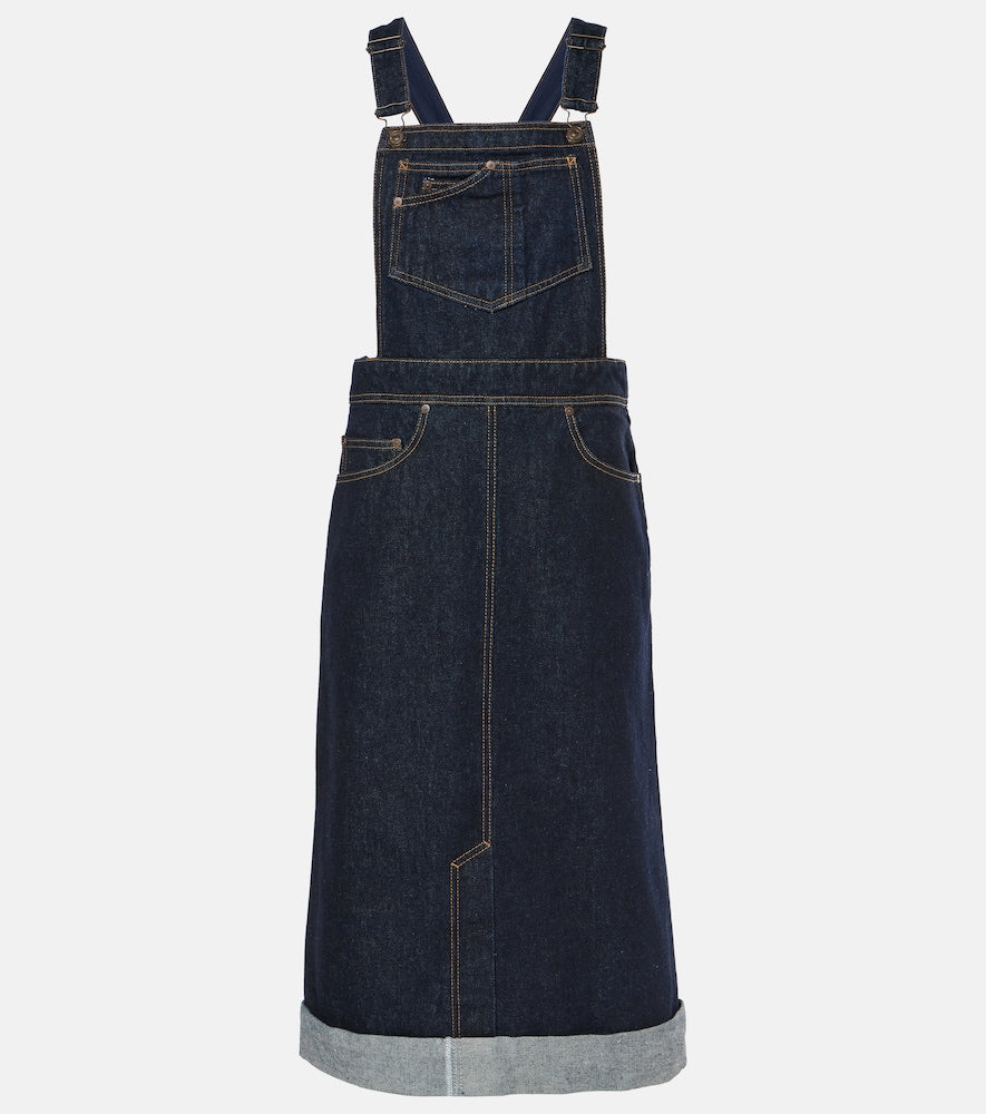 Victoria Beckham Convertible denim midi skirt - Victoria Beckham 可转换牛仔中长裙