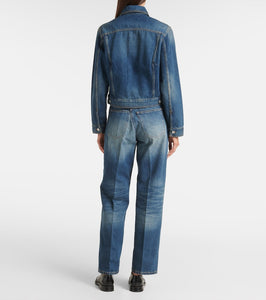 Victoria Beckham Cropped denim jacket