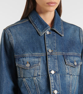 Victoria Beckham Cropped denim jacket