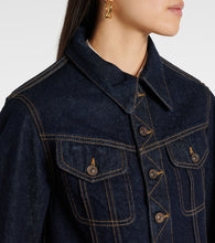 Victoria Beckham Cropped denim jacket