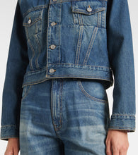 Victoria Beckham Cropped denim jacket