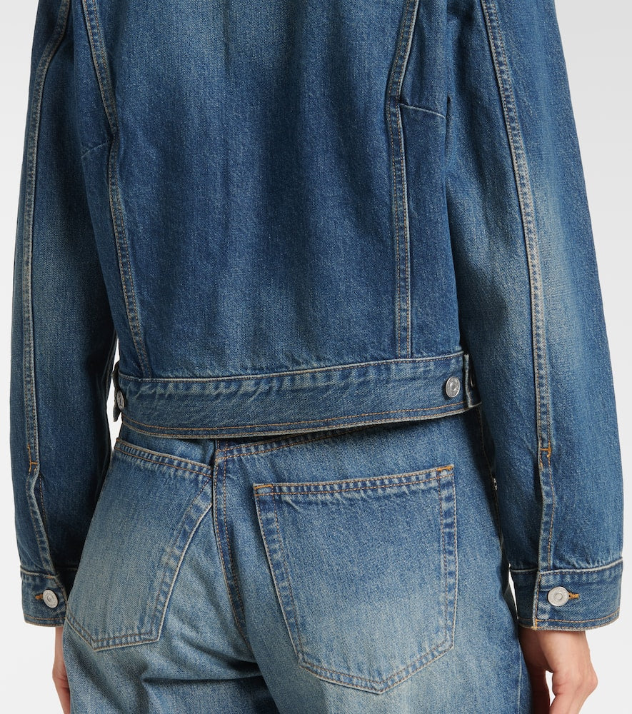 Victoria Beckham Cropped denim jacket