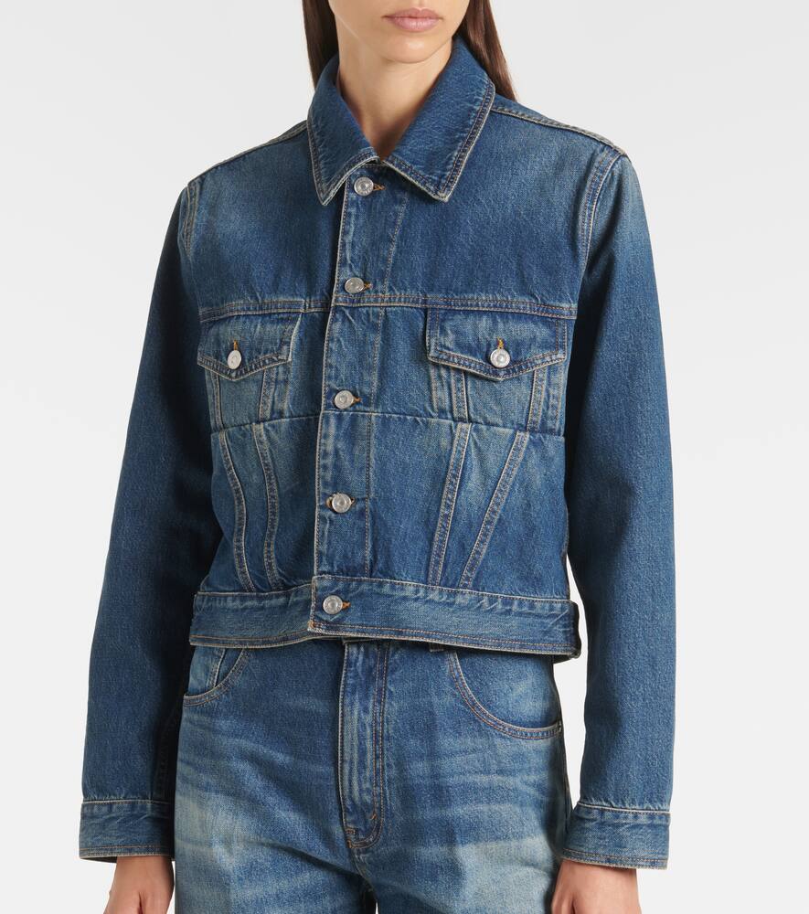 Victoria Beckham Cropped denim jacket