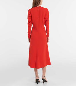 Victoria Beckham Cutout cady midi dress