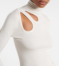 Victoria Beckham Cutout jersey midi dress