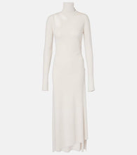 Victoria Beckham Cutout jersey midi dress