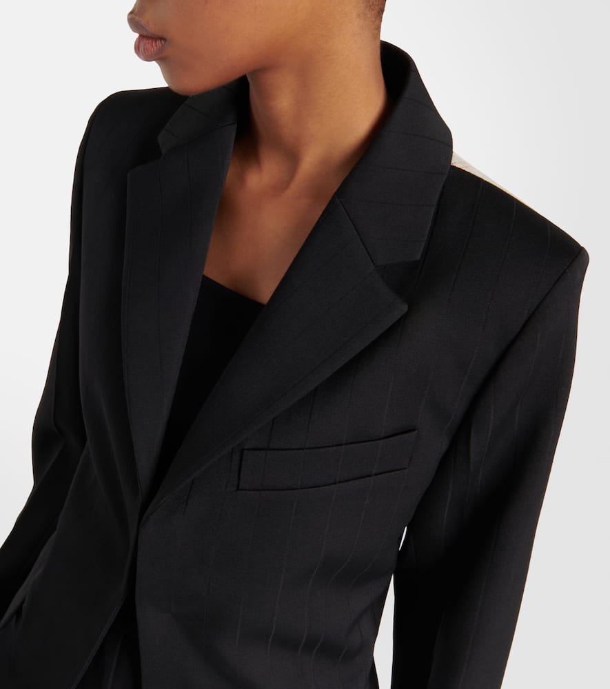 Victoria Beckham Cutout virgin wool blazer
