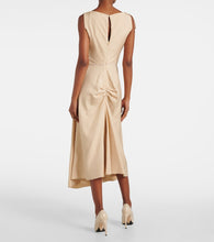 Victoria Beckham Deconstructed gathered midi dress