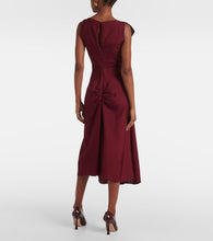 Victoria Beckham Deconstructed gathered midi dress