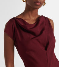 Victoria Beckham Deconstructed gathered midi dress