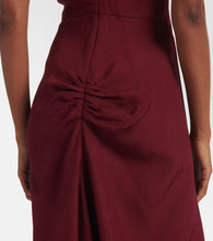 Victoria Beckham Deconstructed gathered midi dress