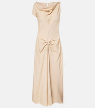 Victoria Beckham Deconstructed gathered midi dress. Victoria Beckham 解构式褶皱中长连衣裙