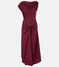 Victoria Beckham Deconstructed gathered midi dress. Victoria Beckham 解构式褶皱中长连衣裙