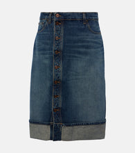 Victoria Beckham Denim midi skirt - Victoria Beckham 牛仔中长裙