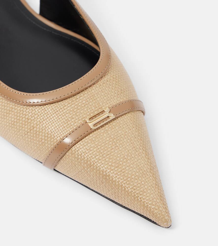 Victoria Beckham Denim slingback flats