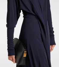 Victoria Beckham Draped jersey gown
