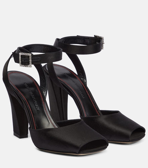 Victoria Beckham Eliza satin sandals