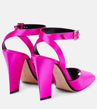 Victoria Beckham Embellished satin sandals