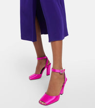Victoria Beckham Embellished satin sandals