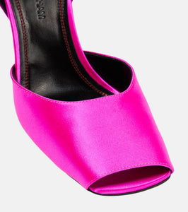 Victoria Beckham Embellished satin sandals