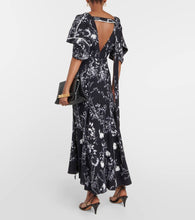 Victoria Beckham Floral cady midi dress