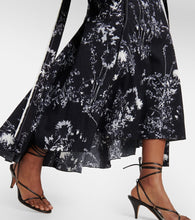 Victoria Beckham Floral cady midi dress